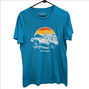 Columbia Blue Adventure Graphic T-Shirt